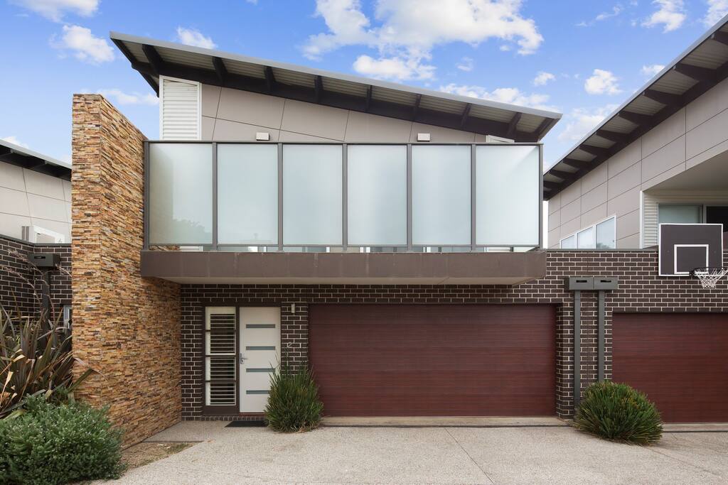 Entrance and Garage