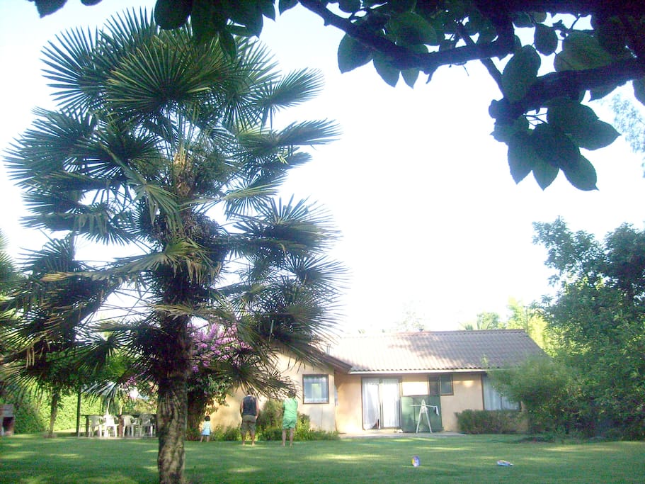 Parte posterior de la casa