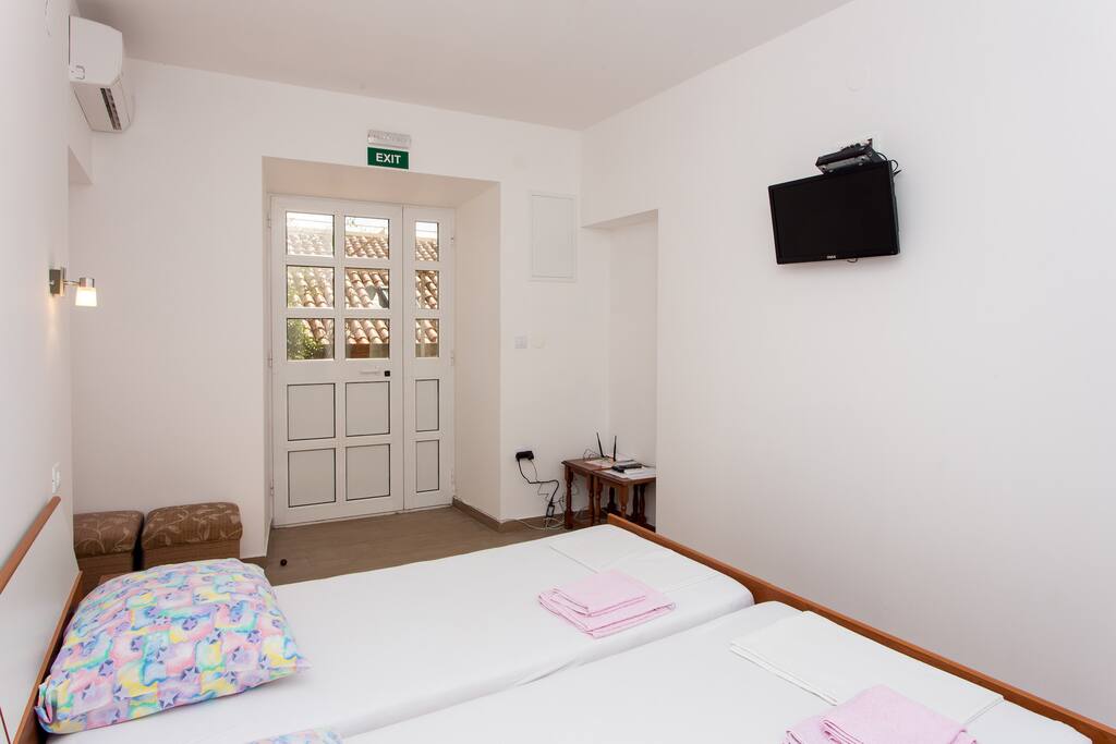 After you enter the apartment from terrace you'll find yourself in the first bedroom...