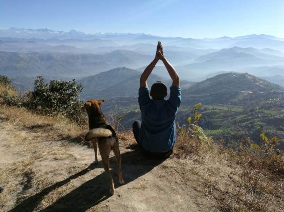 Nagarkot Himalayan view yoga retreat