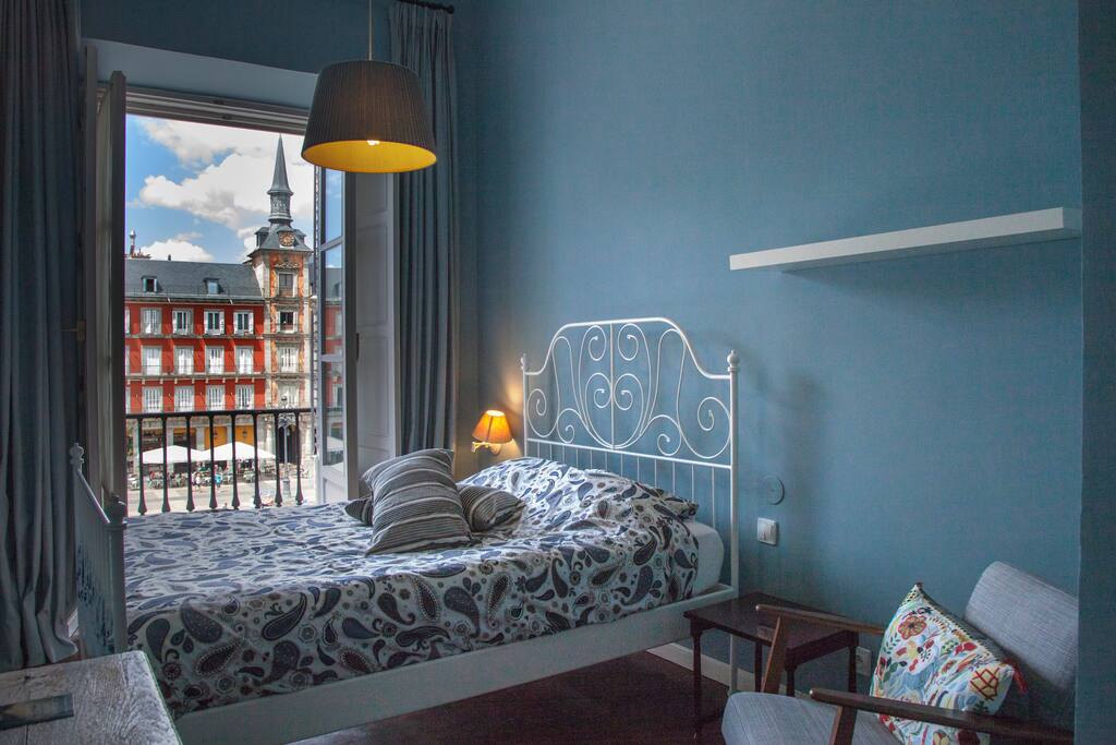 Room with balcony