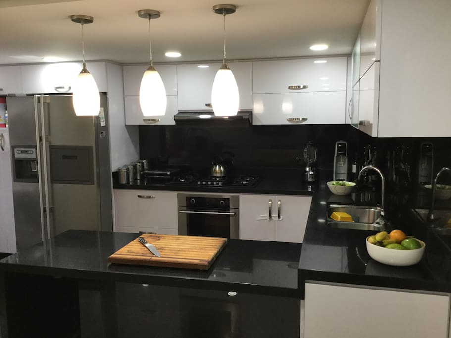 Open plan kitchen