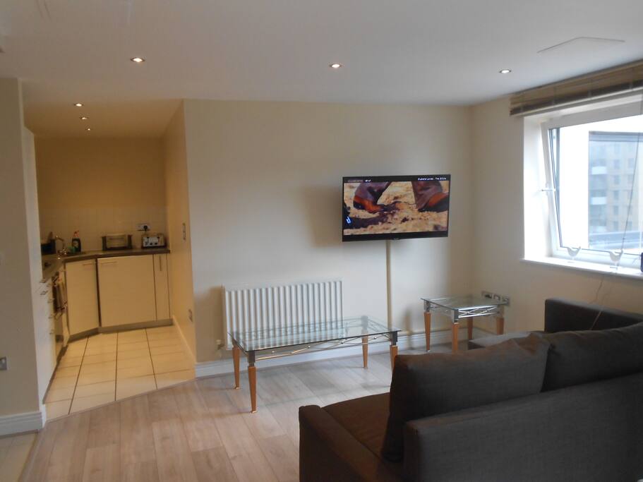 View from Lounge into Kitchen