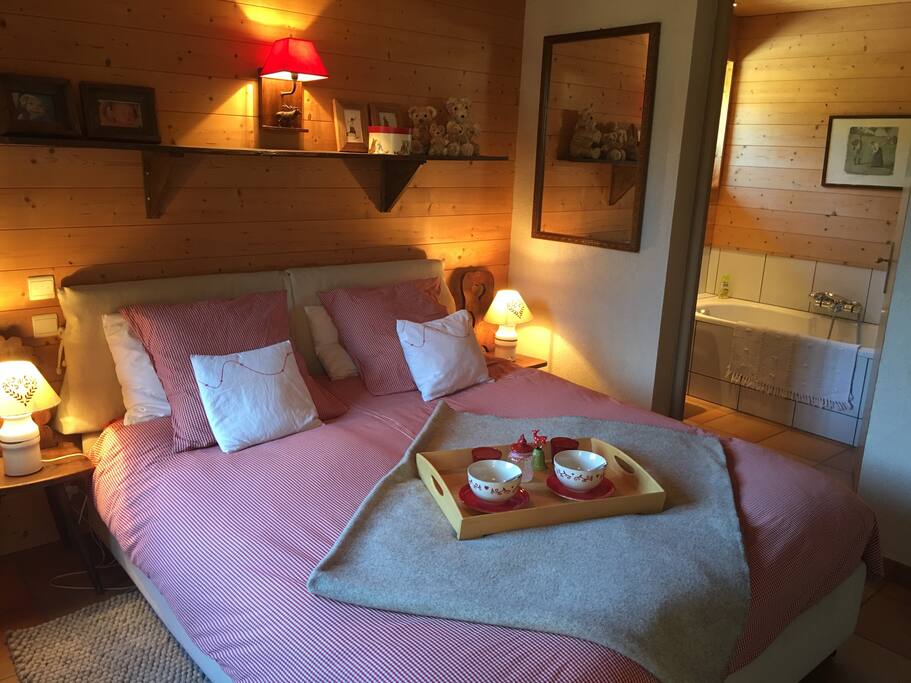 Chambre et salle de bain