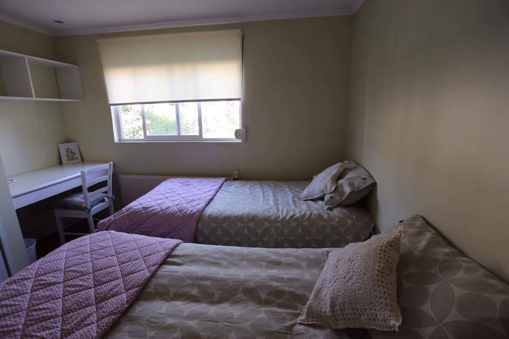Bedroom & desk area