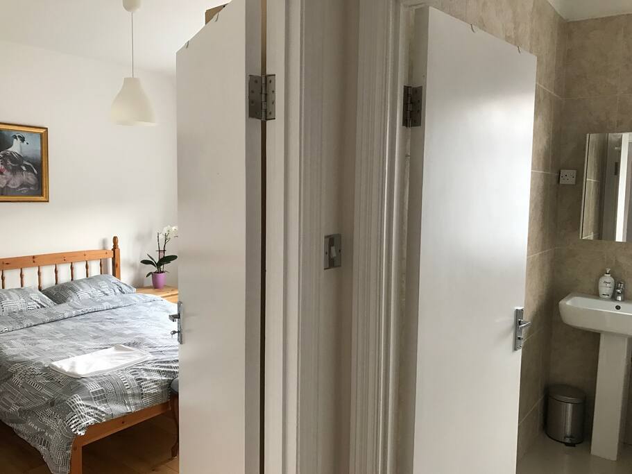 This room has it's own private bathroom