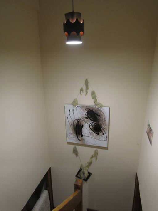 pasillo y escalera interior