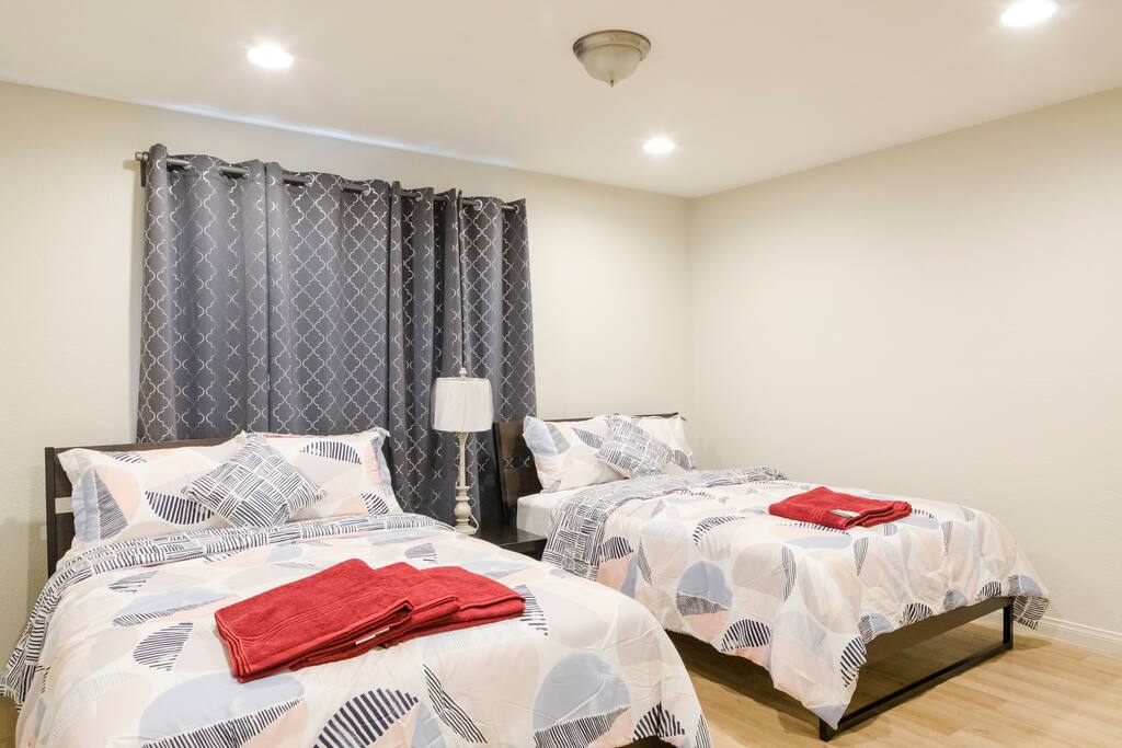 Full-sized beds