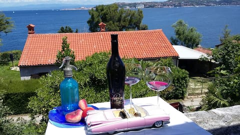 Popular Airbnb listing: Bella vista relax app by the see and golfkempinski in Crveni Vrh
