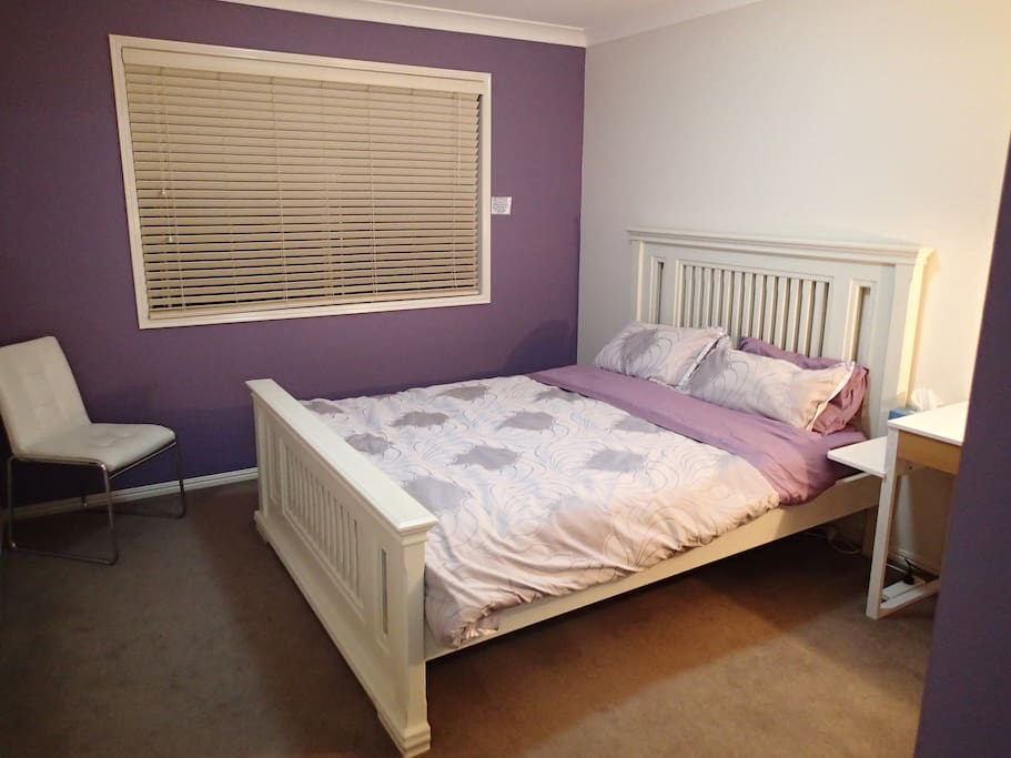 Bedroom from door to window