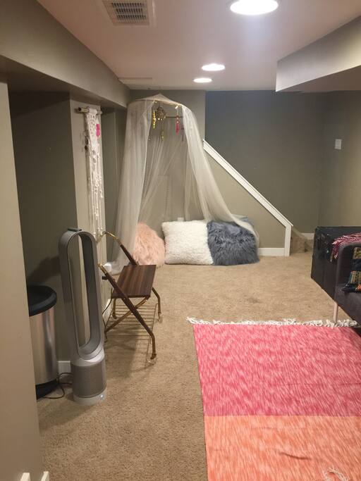 Stairs into basement