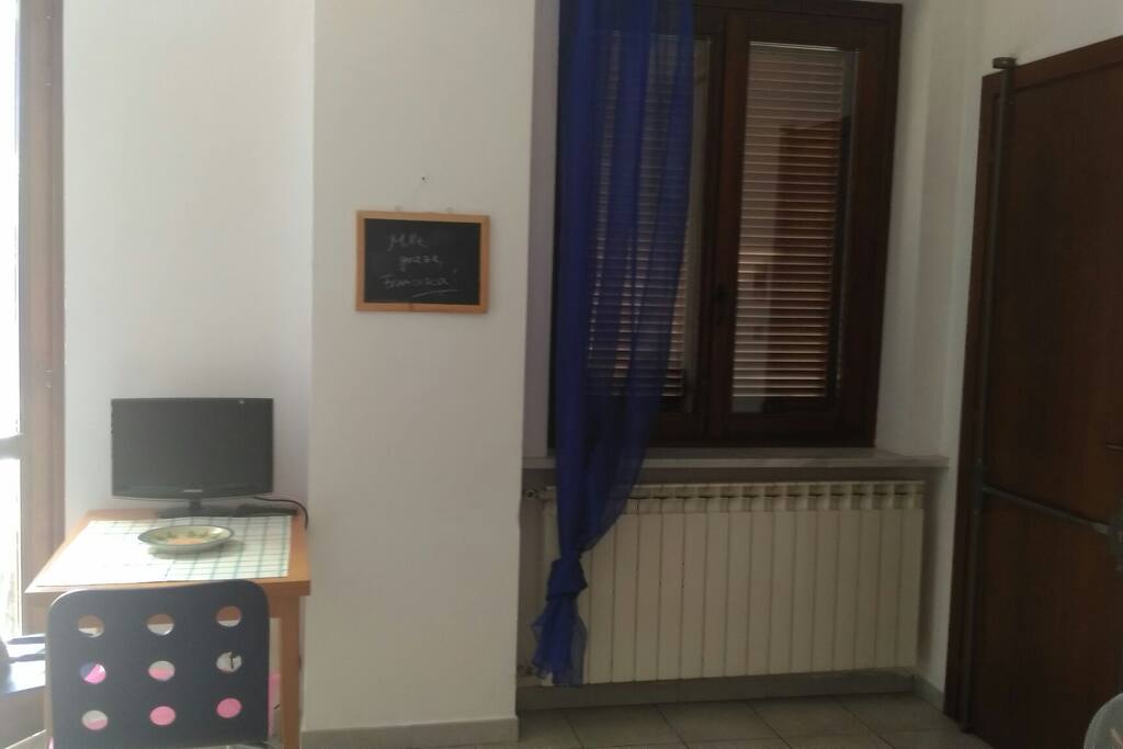 hall with window