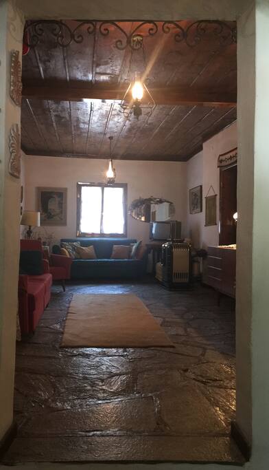 Living room with 2 couches-beds