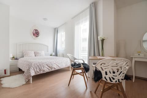 Pink jewel near the center