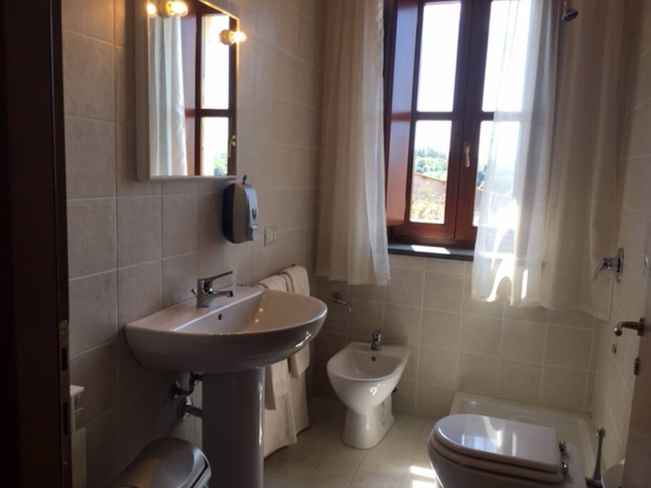 Bathroom for room 1.