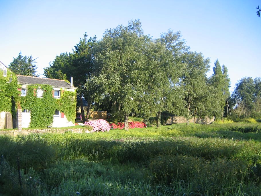 Le gîte Ouessant en bord de rivière