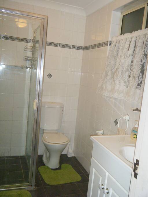 Toilet and shower
