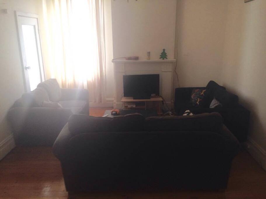Lounge room with tv