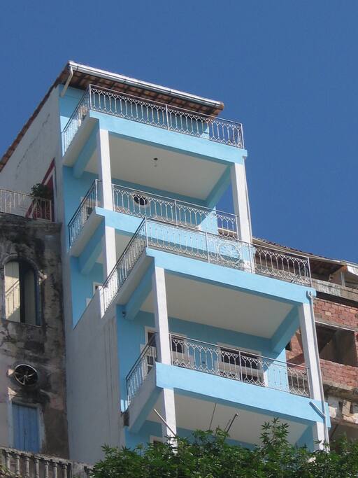 Back face of Casa Vila Bela bed and breakfast