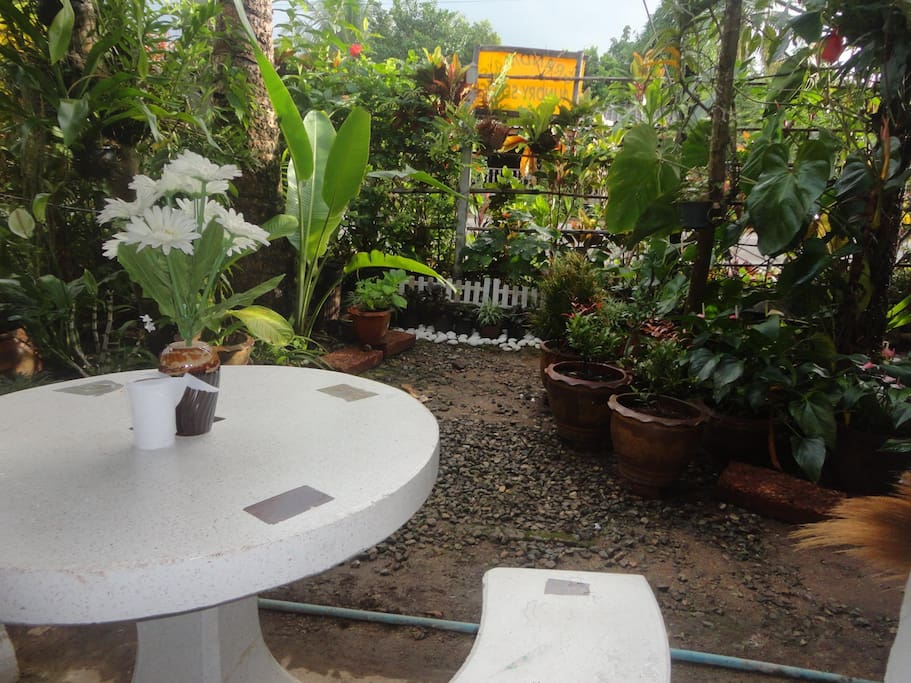 Work place, eating table or smoke place