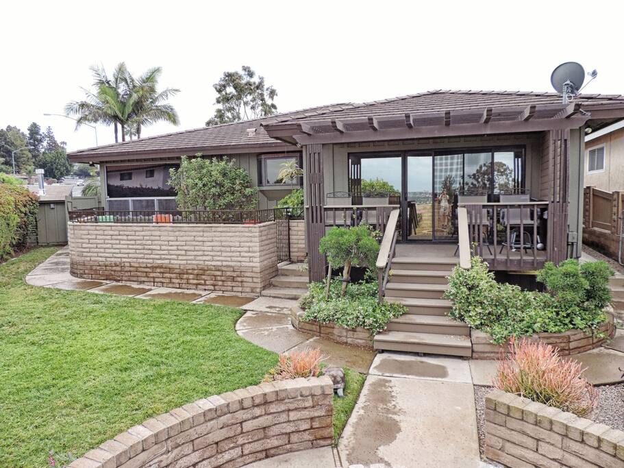 The backyard