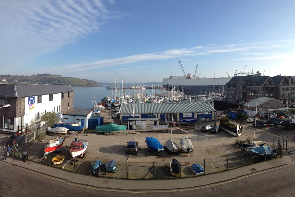 Falmouth harbour and the ever changing view...
