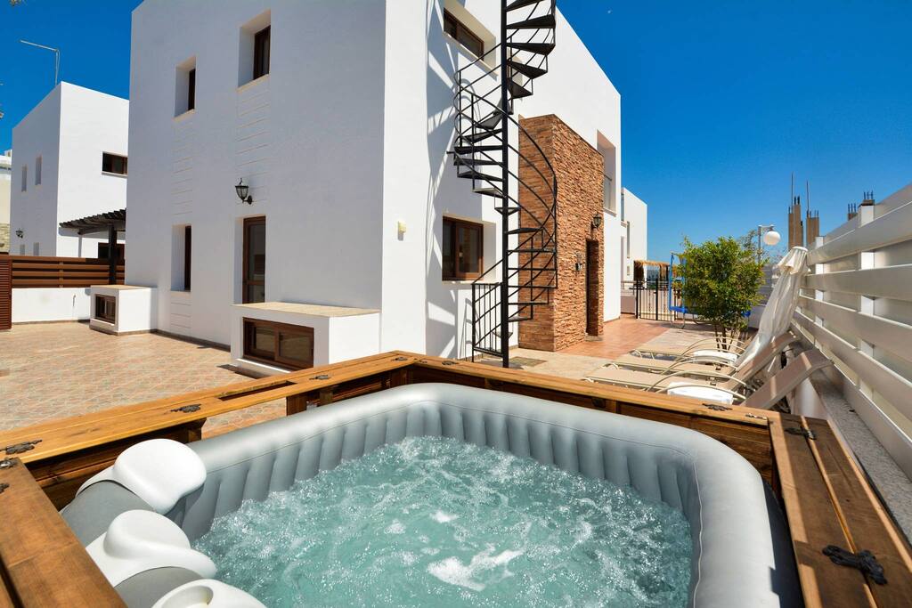 Cyprus In The Sun Villa On The Beach 08 Platinum - Protaras의 빌라에서 살아보기, Ammochostos, 사이프러스