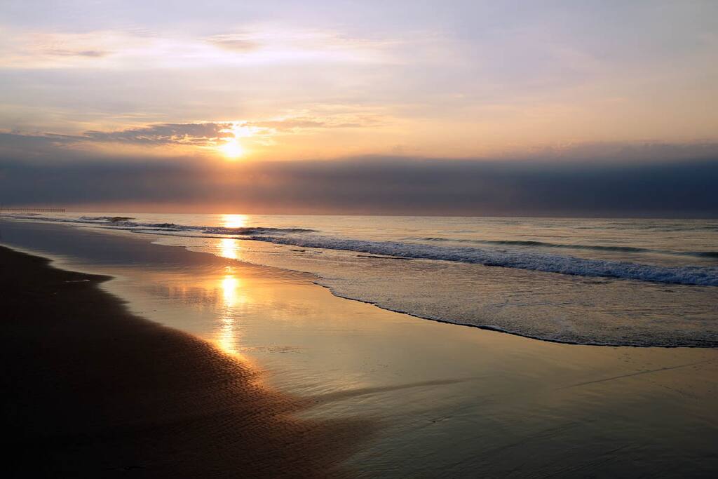 Sunset at the beach