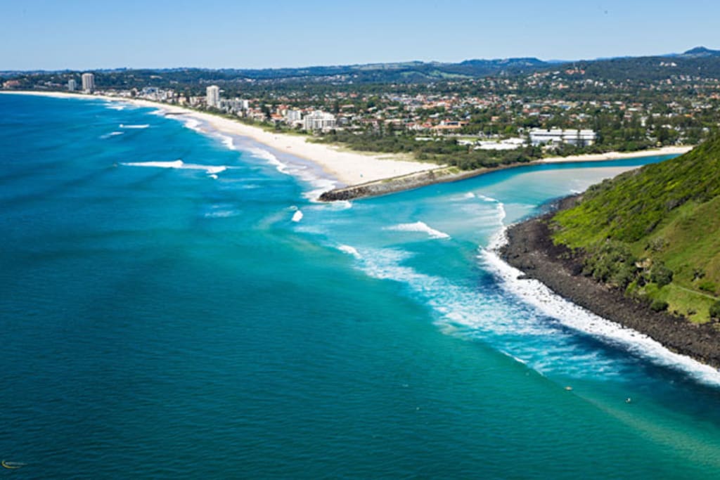 Palm Beach from the air
