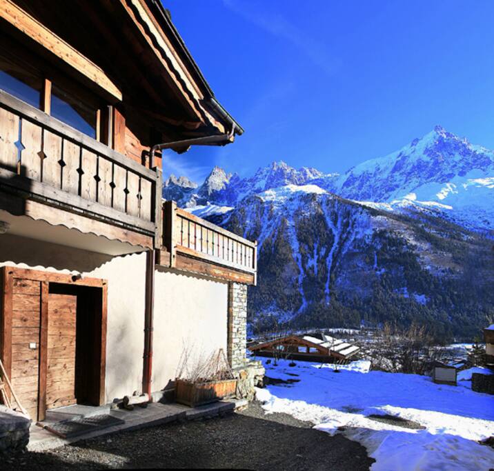 façade ouest chalet