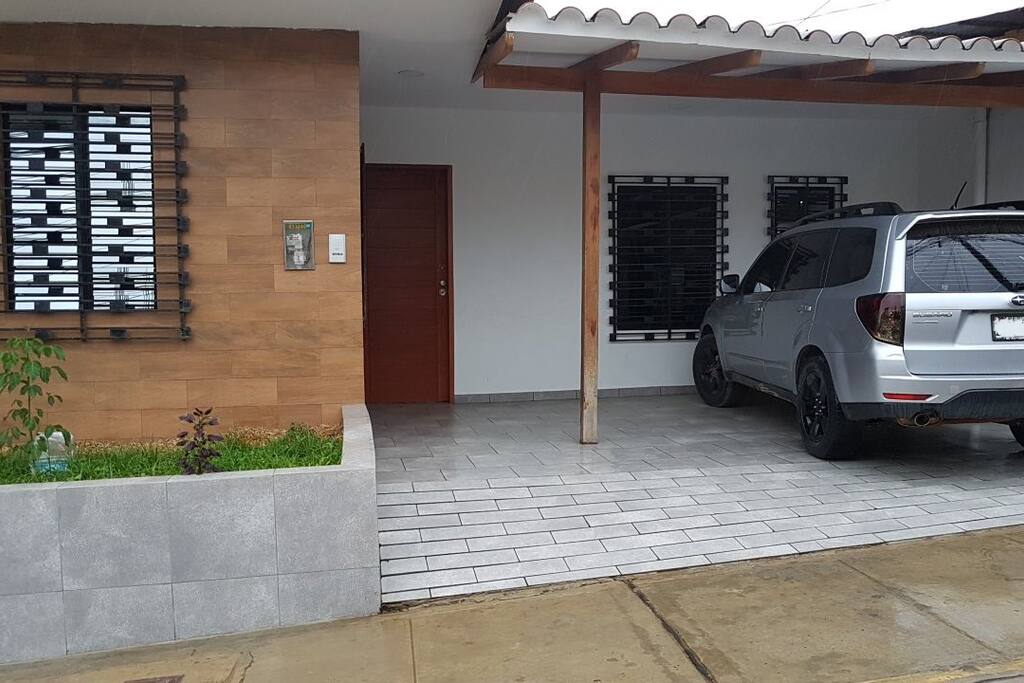 Fachada de la casa