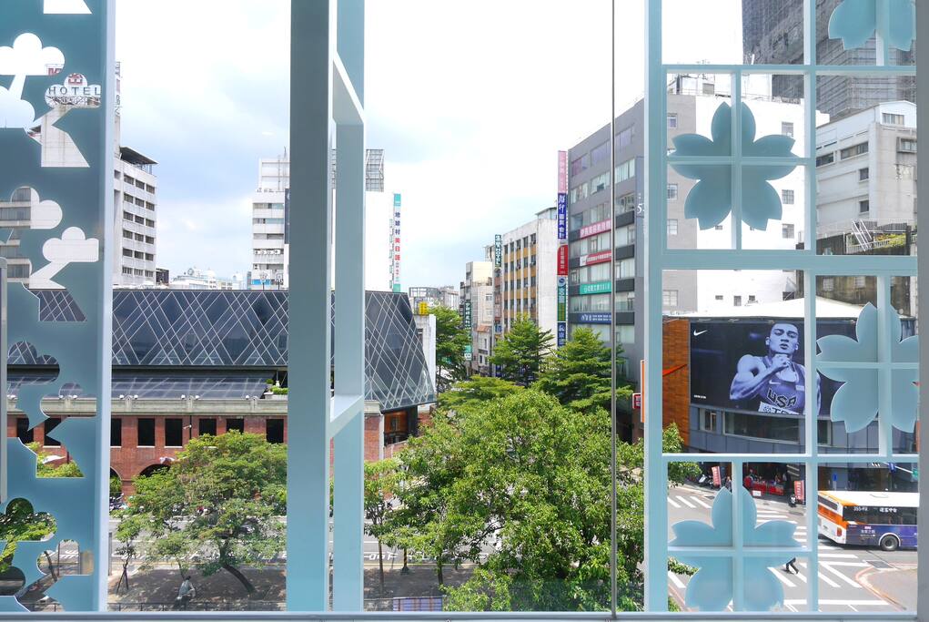 台中火車站前住宿,老城懷景雙人房【全新開幕】日式和洋風-新盛橋行旅,一中7分鐘、勤美綠園道7分鐘
