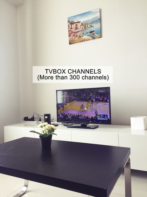 TVBOX Channels with 100mbps wifi