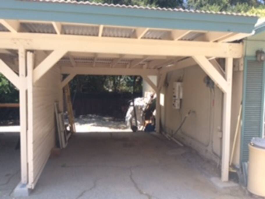 Adjacent car port