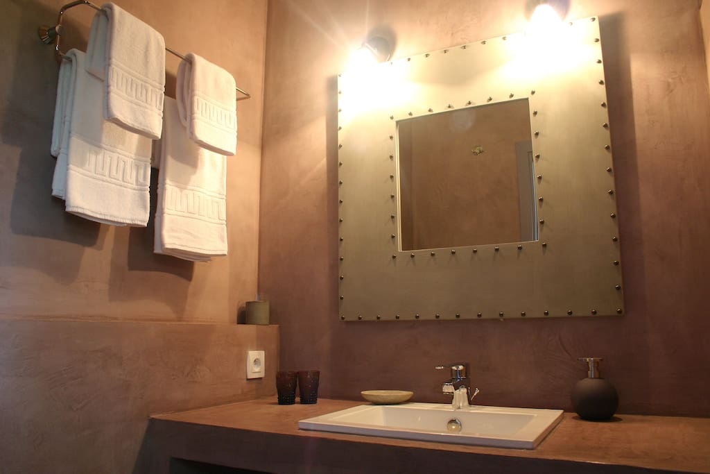 Salle de bain en Tadélakt