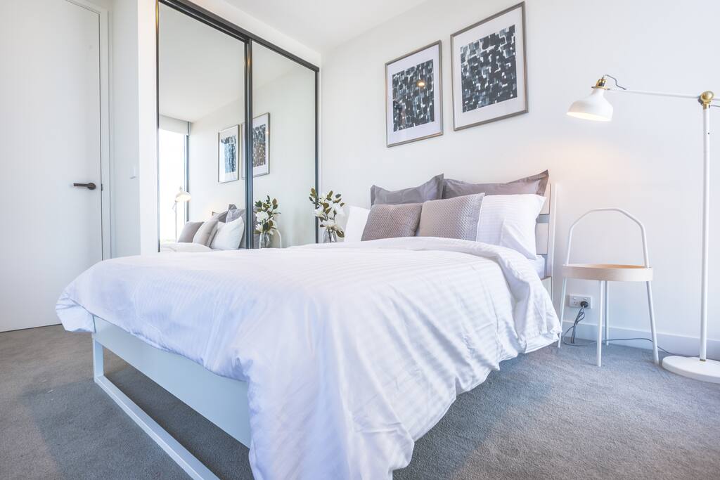 Comfortable beds with hotel quality linen provided