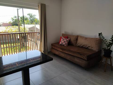 Close to the beach and Beto Carreiro Park, with 2 Air-conditioning