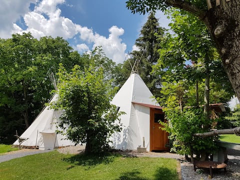 Villa Donkey Tipi " Blue Mountain"