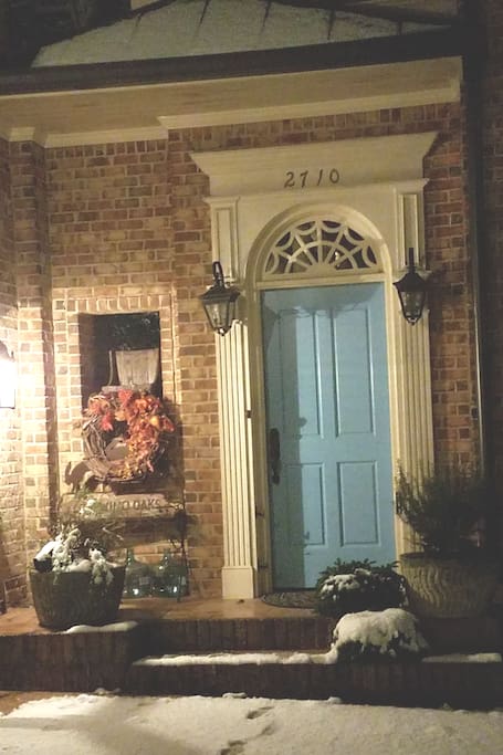 Front door to gardens, pool and main house