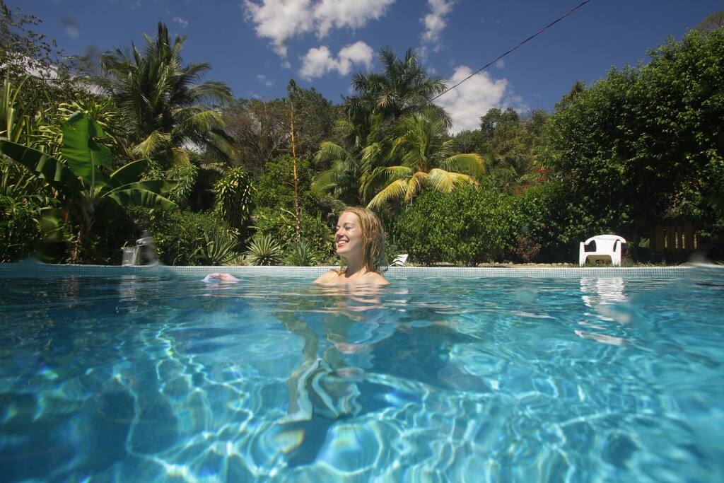 Only steps away from town but it feels totally secluded on the property.