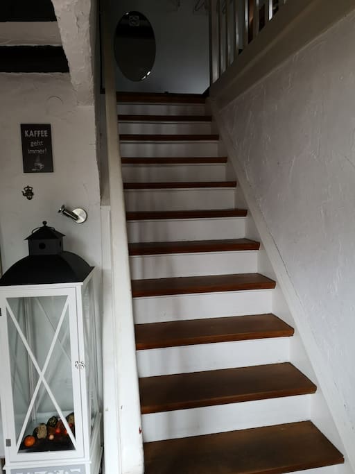 Upstairs to the Apartment