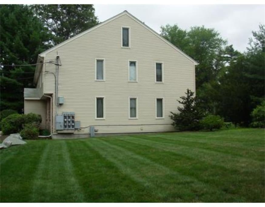 This the side view of the condo unit.