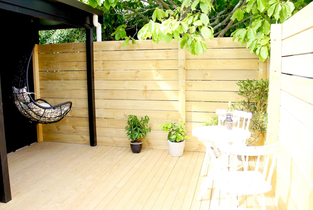 Relax in your own private outdoor haven.