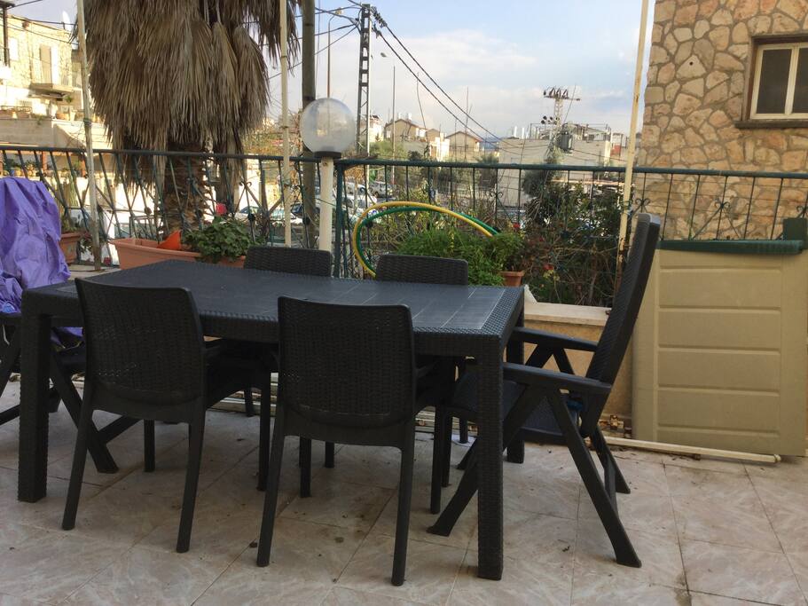 Porch and eating area