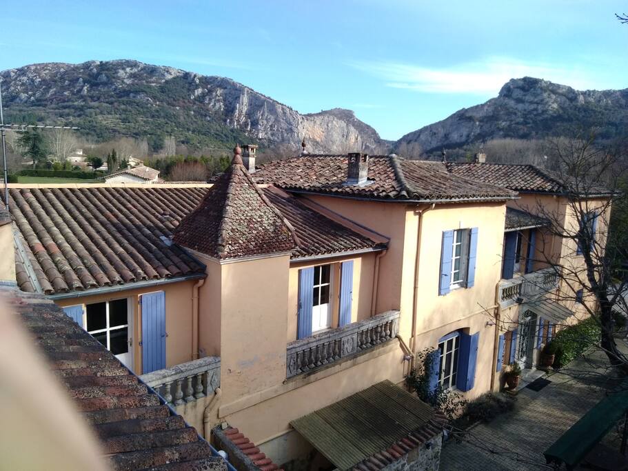 Vue du toit