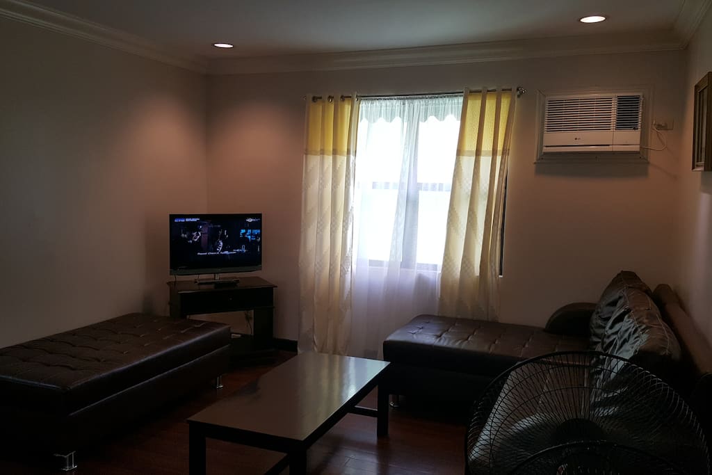 Living Area with Cable TV