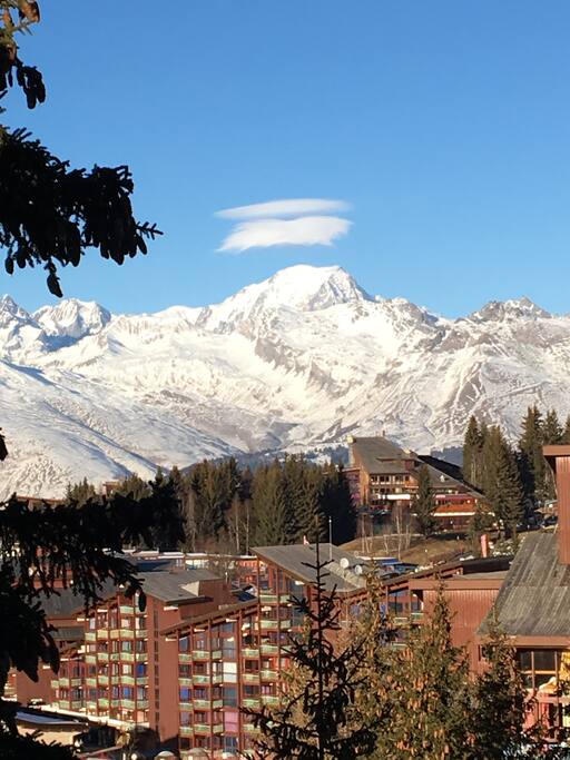 Les Arcs un supplément d'âme ? Vue de la terrasse.