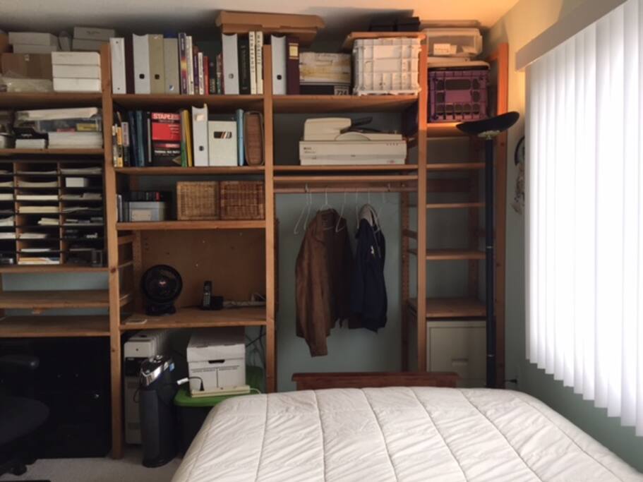 Shelves and Hanging Space