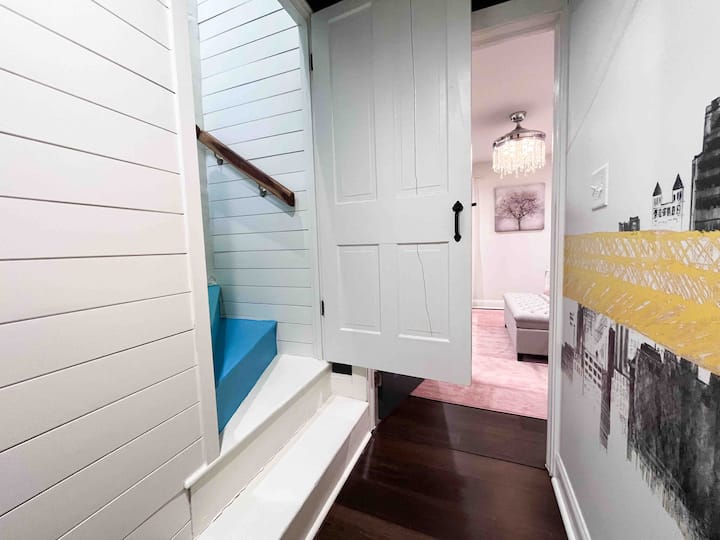 Stairs to third floor/Bedroom 3