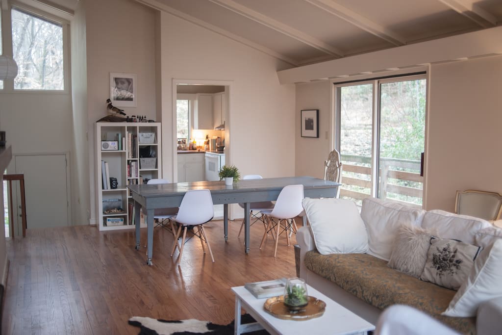 Guests have access to main house. Ensuite is private and on the lower level.